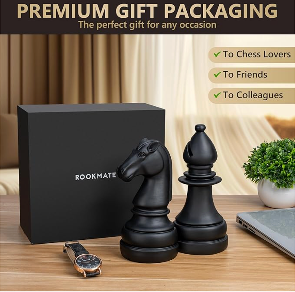 Légal’s Mate – Knight & Bishop Bookend Set