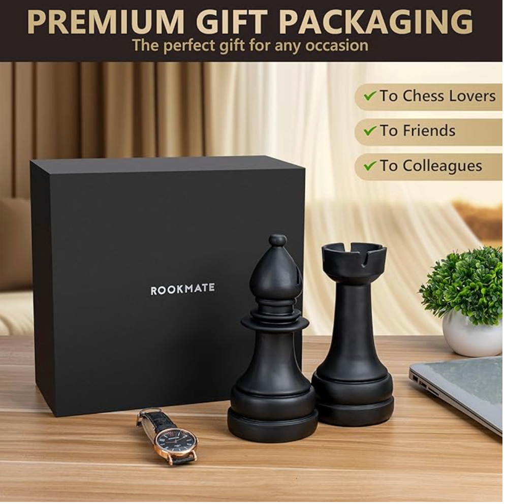 Opera Mate – Rook & Bishop Bookend Set