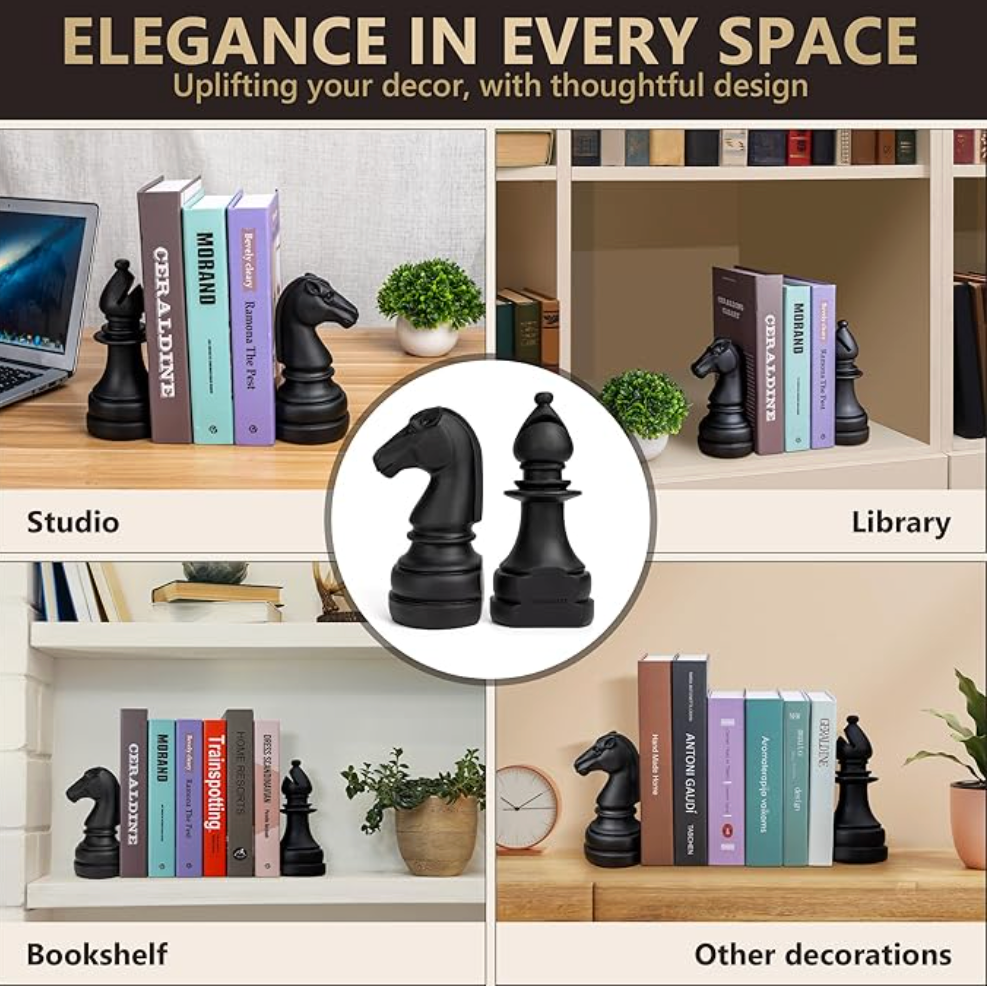 Légal’s Mate – Knight & Bishop Bookend Set