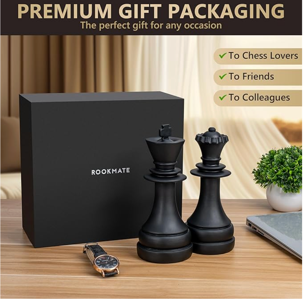 Royal Couple – King & Queen Bookend Set